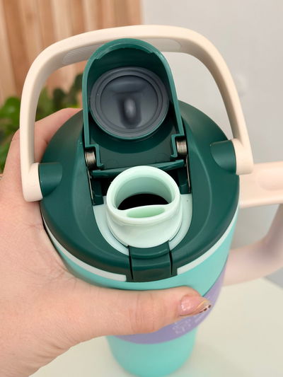 Vaso Quencher Imitación Stanley 1.200 ml - Turquesa