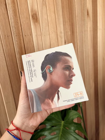 Auricular Bluetooth InPod Open-Ear JS-8 - Negro