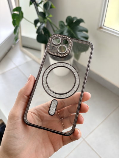 Funda Mag Safe Brillos Iph 13/14