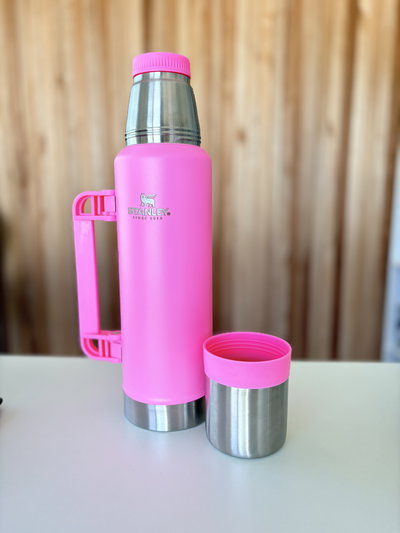 Termo Imitación Stanley 1.2L - Rosa chicle