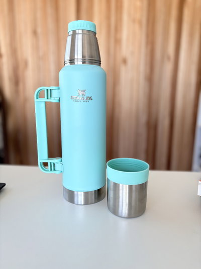 Termo Imitación Stanley 1.2L - Verde agua