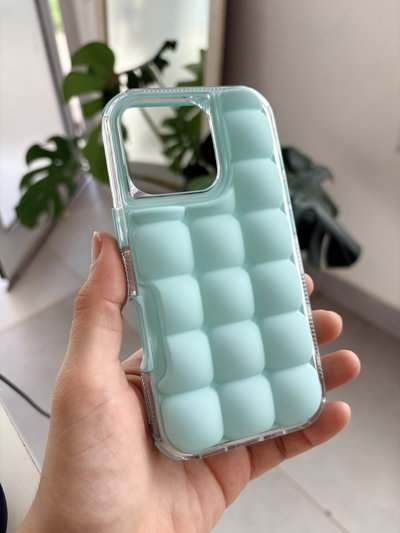 Funda diseño - 16 Pro celeste