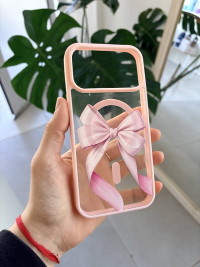 Funda Mag safe rosa- Iph 17 PRO MAX