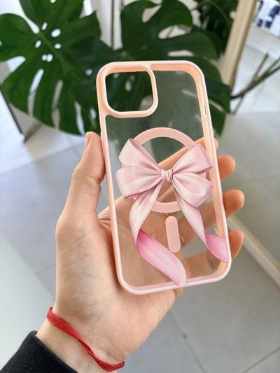 Funda Mag safe rosa- Iph 13 / 14