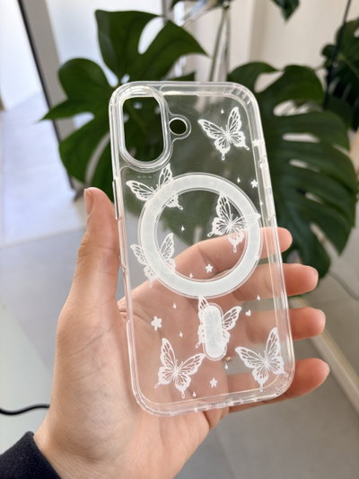 Funda Mag safe blanco - Iph 17