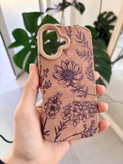 Funda Flores otoño - Iph 16