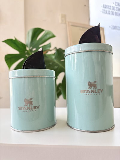 Yerbero + azucarero Verde - Set Latas