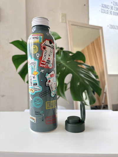 Botella aluminio 500ml - Viaje