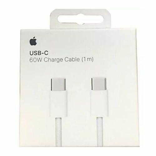 USB-C 60W CHARGE CABLE 1MT (ORIGINAL) + Adaptador