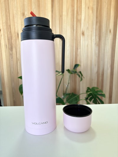 Termo 1L Volcano pico vertedor - Rosa