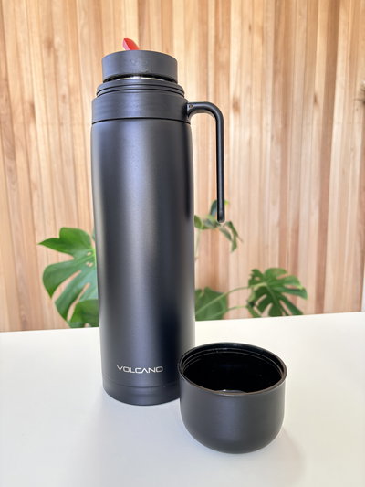 Termo 1L Volcano pico vertedor - Negro