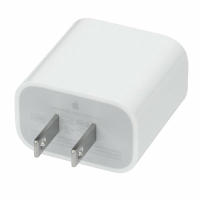 USB-C 20W POWER ADAPTER USA (ORIGINAL) + Adaptador.
