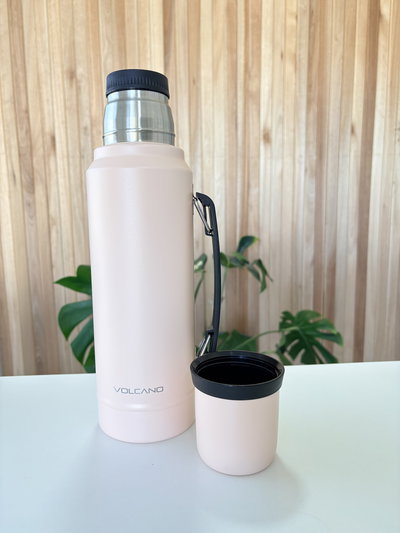 Termo 1L Volcano tapón cebador - Rosa