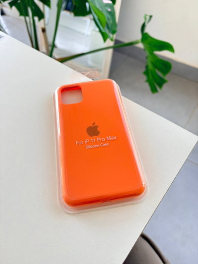 Silicone Case Iphone 11 PRO MAX - Naranja