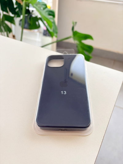 Silicone Case Iphone 13 - Azul oscuro