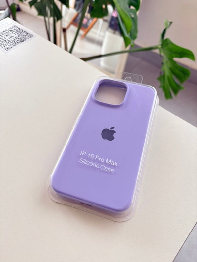 Silicone Case Iphone 16 PRO MAX - Lila