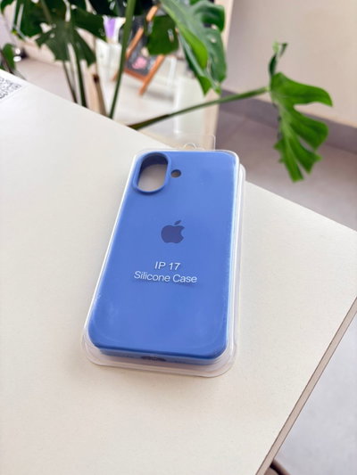 Silicone Case Iphone 17 - Azul
