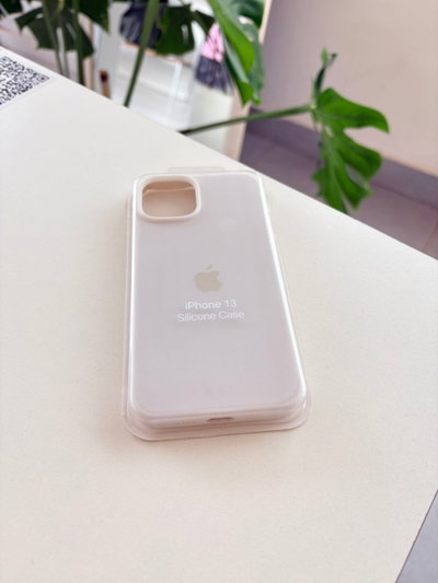 Silicone Case Iphone 13 - Blanco