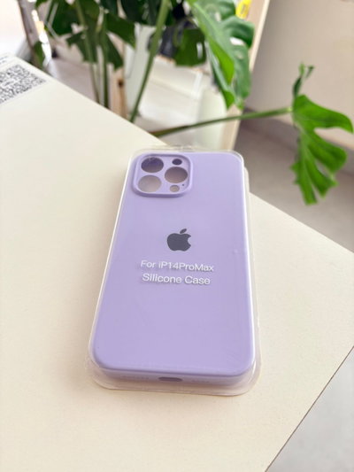 Silicone Case Iphone 14 PRO MAX - Lila