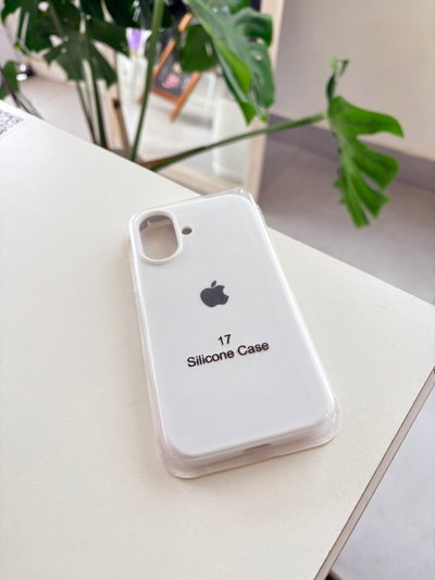 Silicone Case Iphone 17 - Blanco
