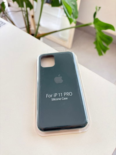 Silicone Case Iphone 11 PRO - Verde oscuro