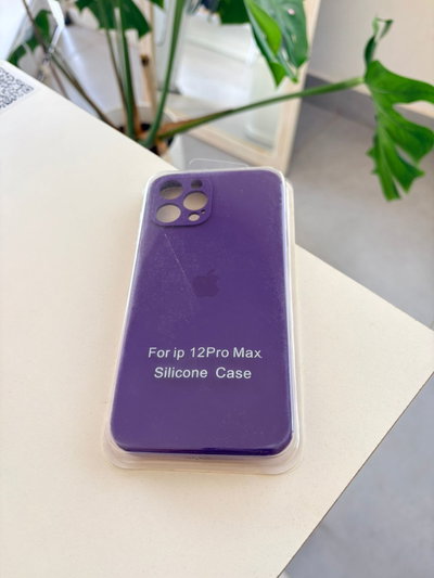 Silicone Case Iphone 12 PRO MAX - Lila