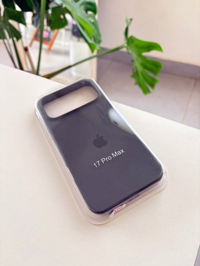 Silicone Case Iphone 17 PRO MAX - Gris oscuro