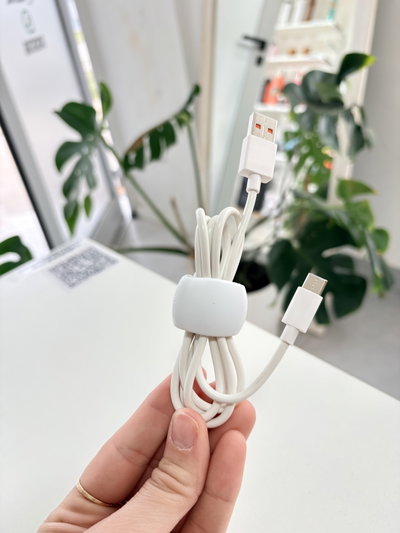 Organizador de cables - Blanco