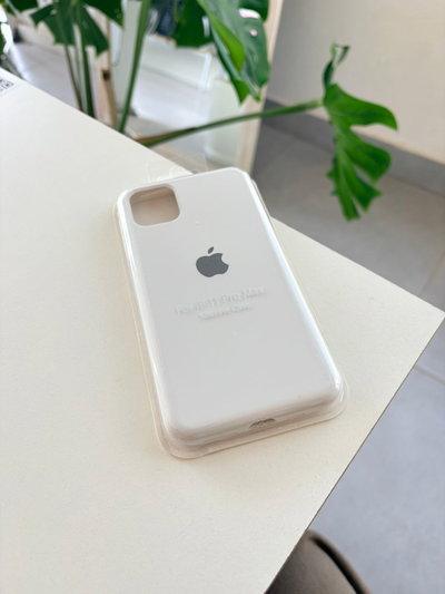 Silicone Case Iphone 11 PRO MAX - Blanco