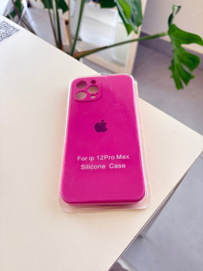 Silicone Case Iphone 12 PRO MAX - Fuccia
