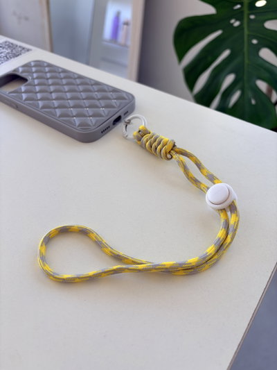 Strap para Funda - Cordón amarillo y gris