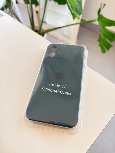 Silicone Case Iphone 12 / 12PRO - Verde petroleo