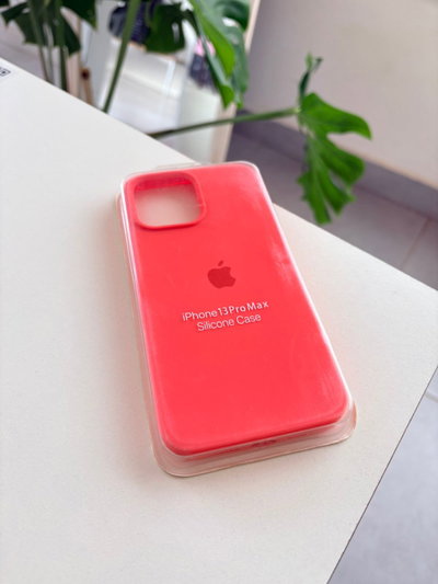 Silicone Case Iphone 13 PRO Max - Naranja fluo