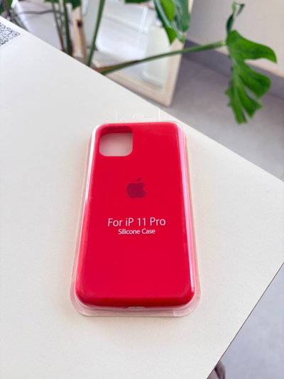 Silicone Case Iphone 11 PRO - Rojo