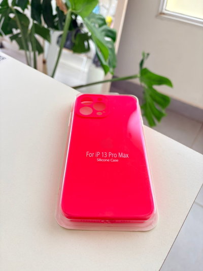 Silicone Case Iphone 13 PRO Max - Fuccia fluo