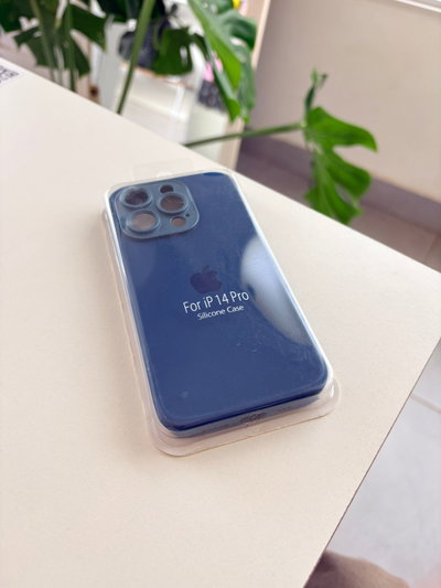 Silicone Case Iphone 14 PRO - Azul