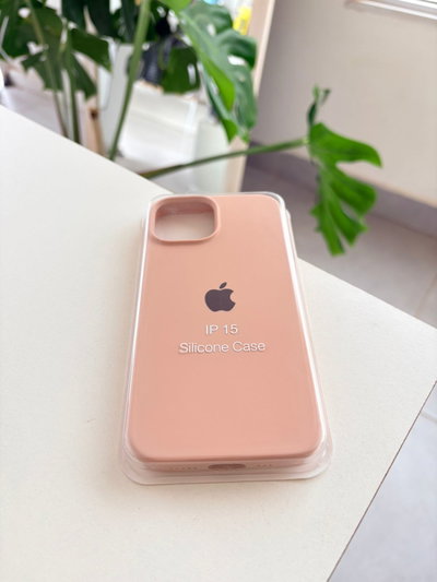 Silicone Case Iphone 15 - Rosa viejo