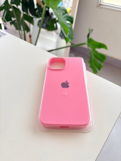 Silicone Case Iphone 15 - Rosa