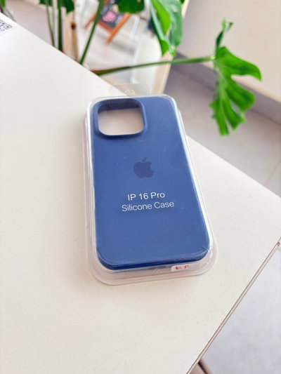 Silicone Case Iphone 16 PRO - Azul