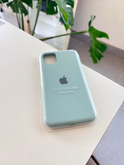 Silicone Case Iphone 11 PRO MAX - Verde agua
