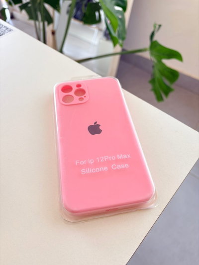 Silicone Case Iphone 12 PRO MAX - Rosa