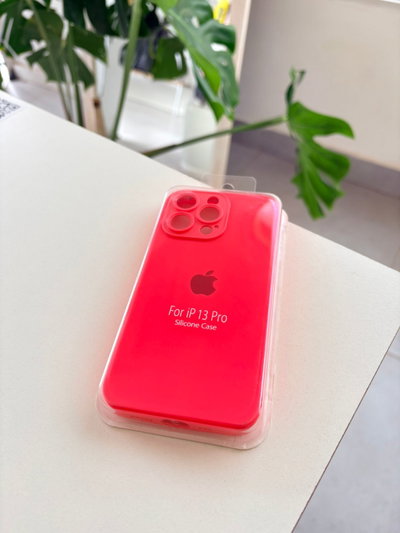 Silicone Case Iphone 13 PRO - Naranja fluo
