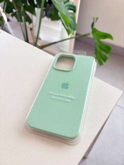 Silicone Case Iphone 14 PRO MAX - Verde