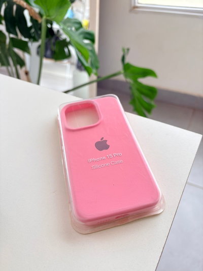 Silicone Case Iphone 15 PRO - Rosa