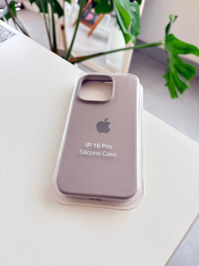 Silicone Case Iphone 16 PRO - Gris