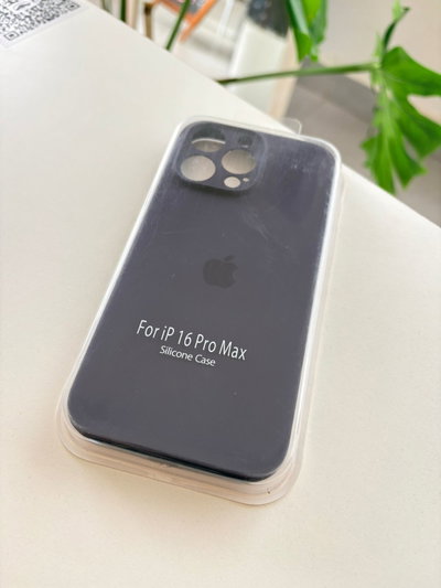 Silicone Case Iphone 16 PRO MAX - Azul oscuro