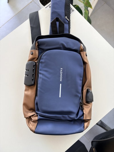 Bolso Morral Impermeable - Azul