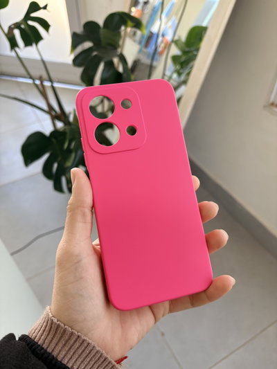 Funda Redmi 15 C - Silicone cover fuccia 