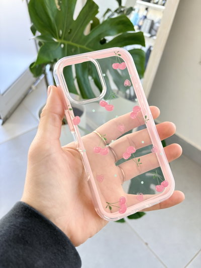 Funda Cherry rosa - Iph 16