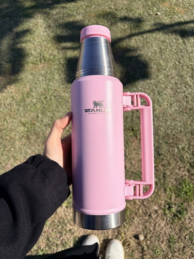 Termo Imitación Stanley 1.2L - Rosa bebé
